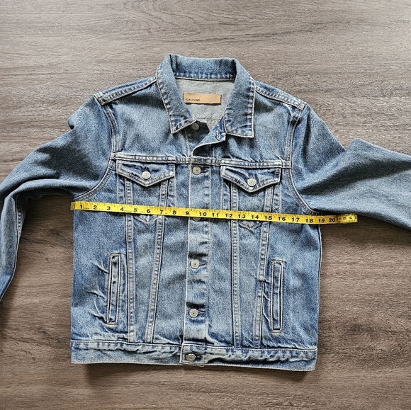 GRLFRND Bianca Oh Girl Wash Denim Trucker Jacket Size Medium - Picture 10 of 16